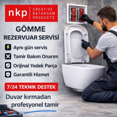 Sarıyer Nkp Gömme Rezervuar Servisi | En Yakın Servis Noktaları