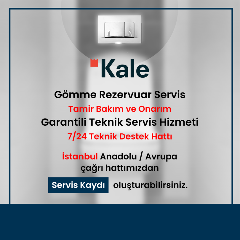 Kale Gömme Rezervuar Servisi