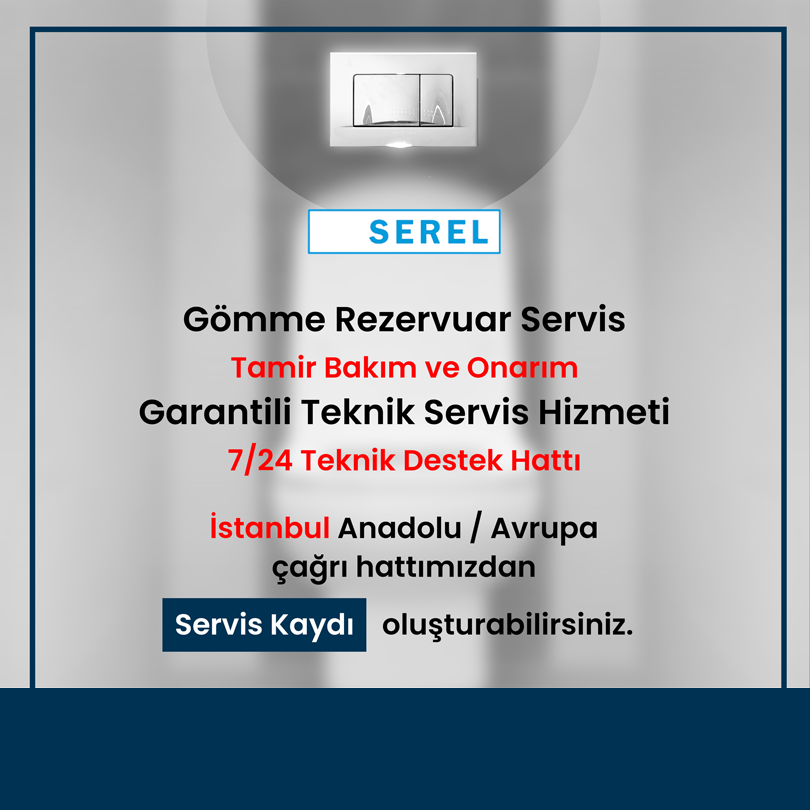 Serel Gömme Rezervuar Servisi