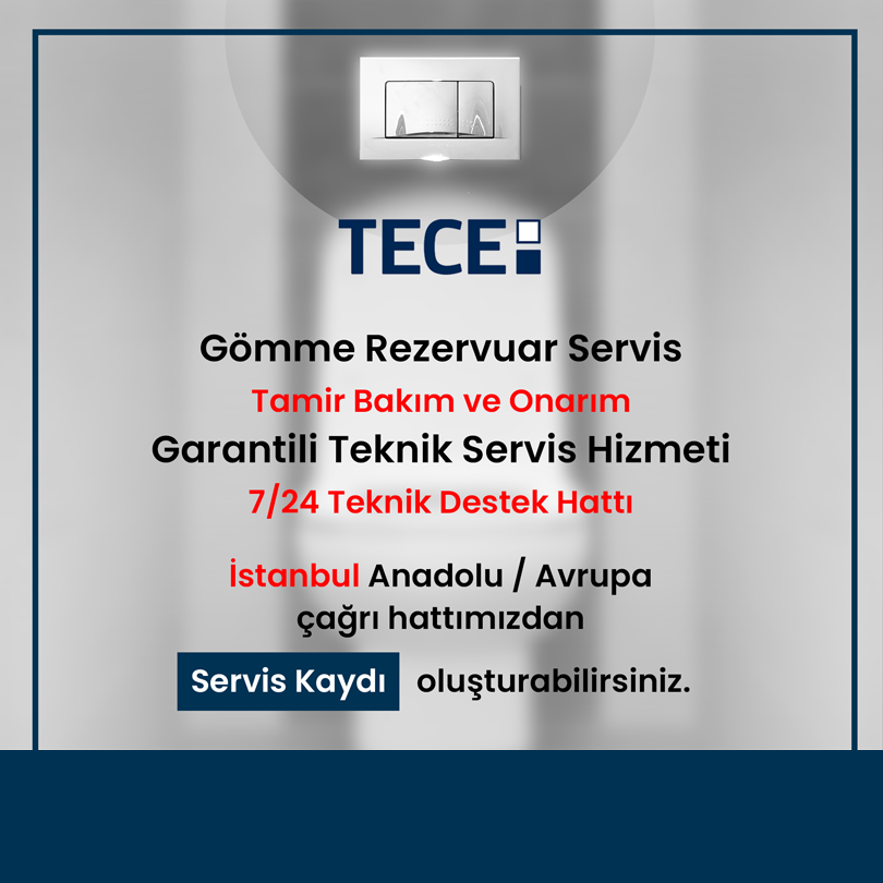 Tece Gömme Rezervuar Servisi