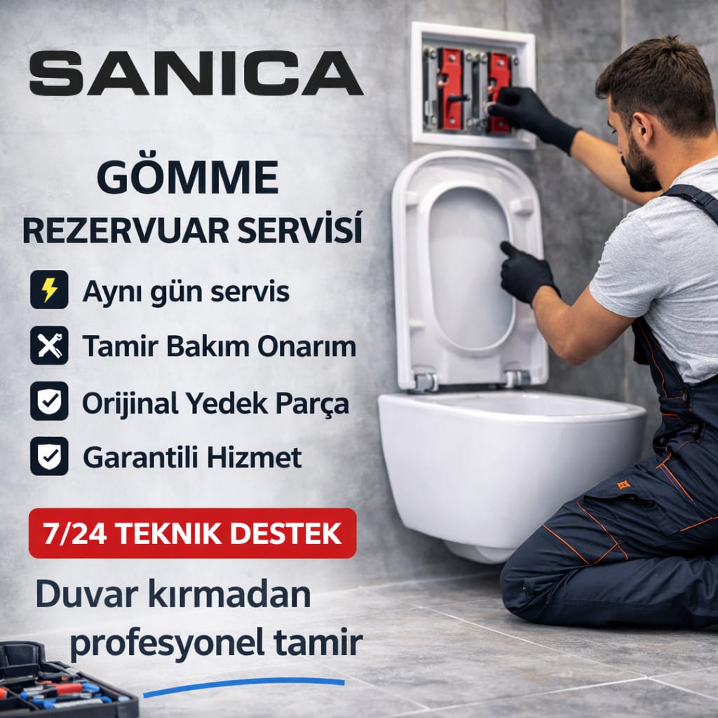 Sanica Gömme Rezervuar Servisi